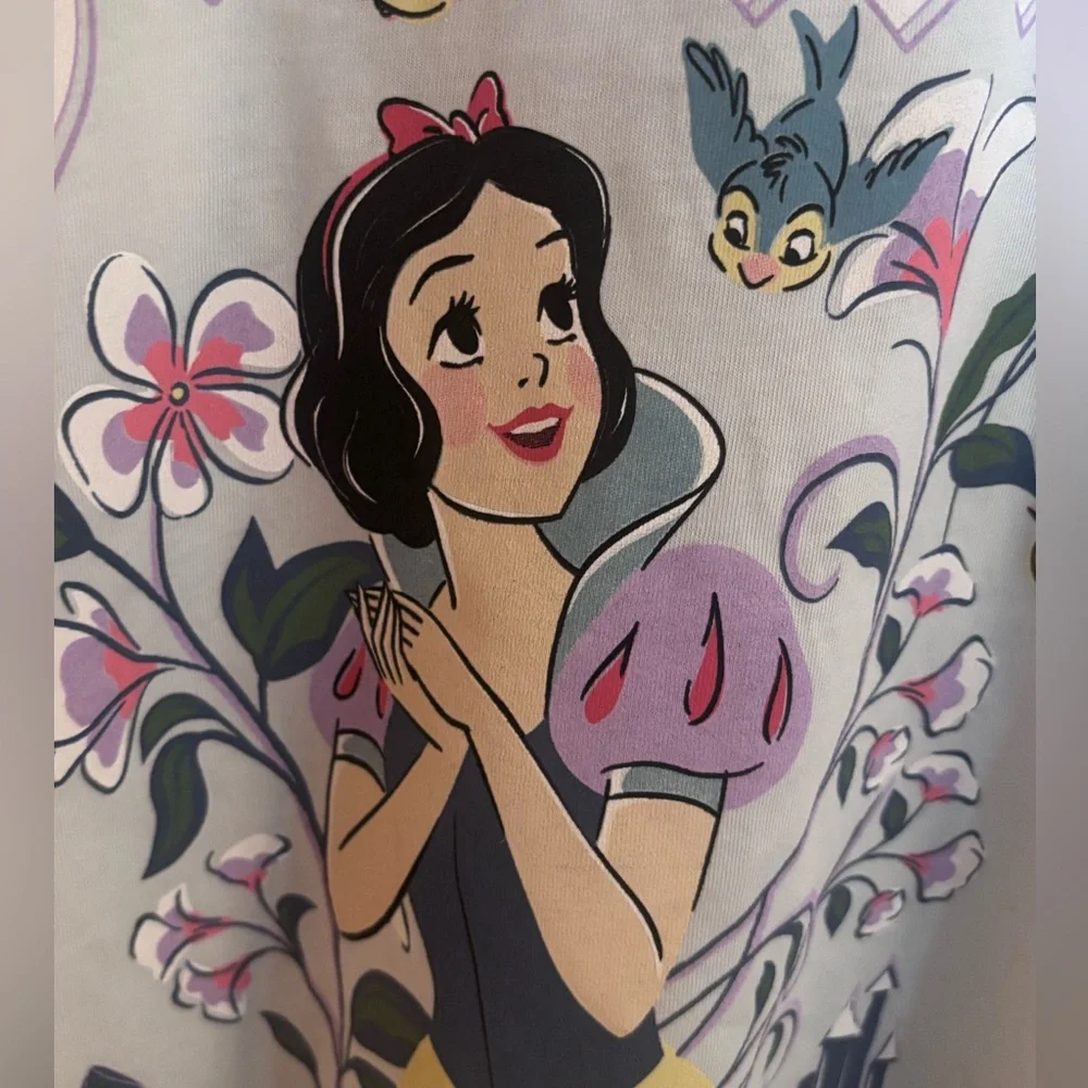 Disney Snow White Kids T-Shirt - White XS 4-5 - Picture 4 of 5